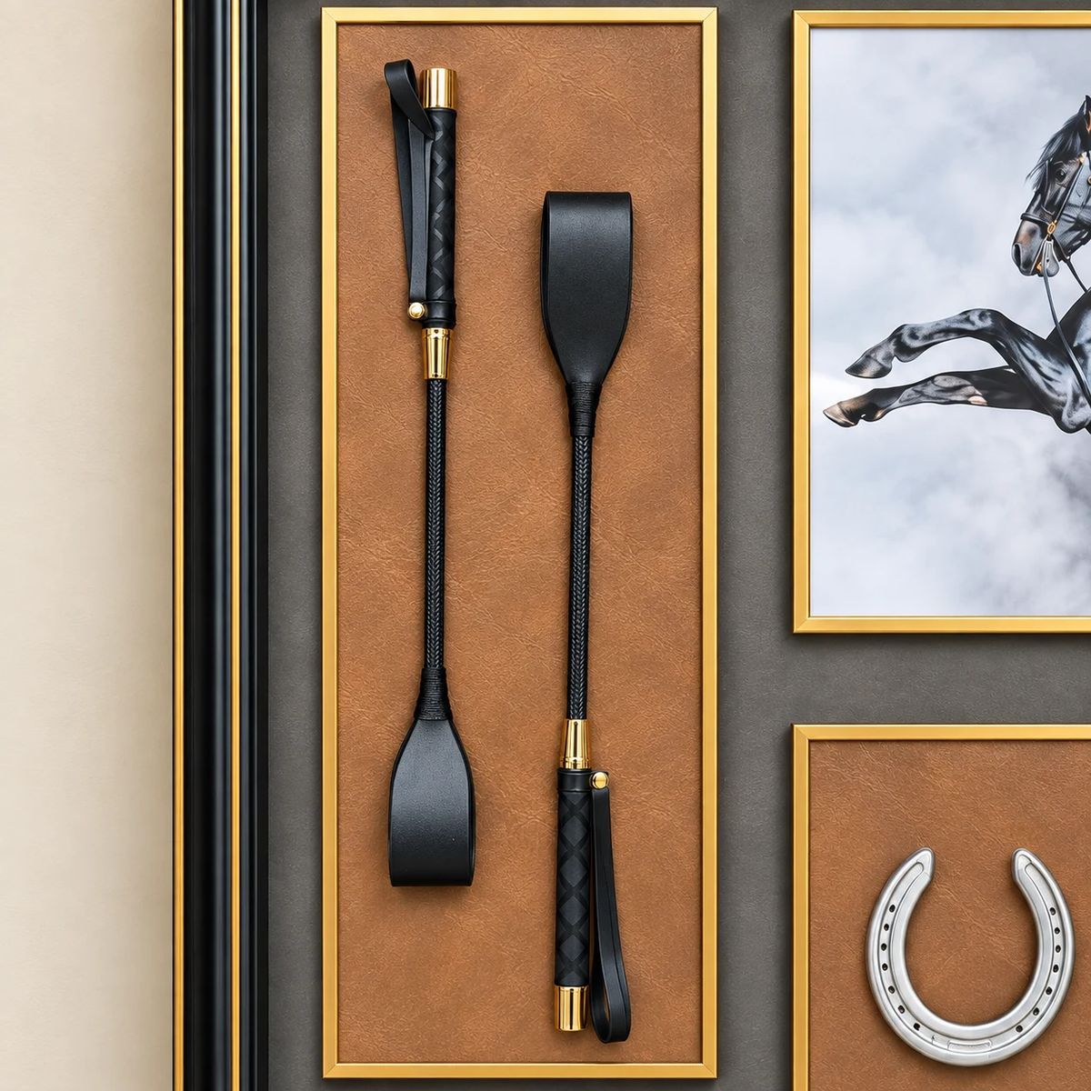 Framed Equestrian Horse Wall Art | 80cm 3D Object Artwork