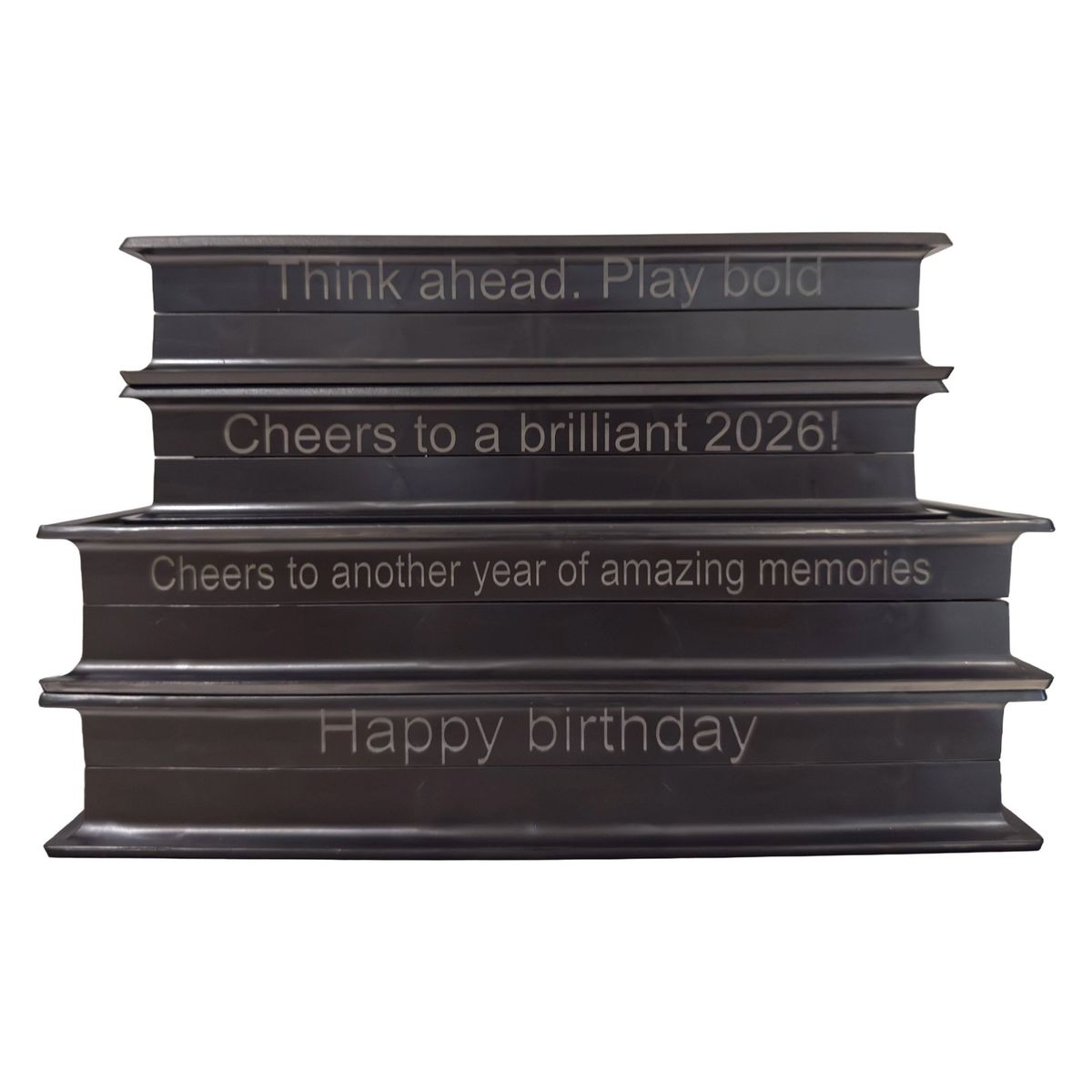 Chess set engraving examples.